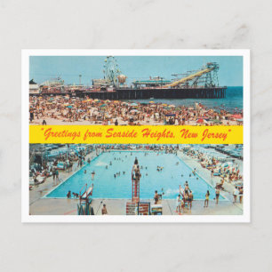 Greetings uit Seaside Heights, New Jersey Travel Briefkaart