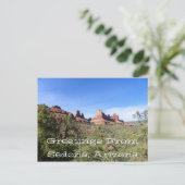 Greetings uit Sedona, Arizona Briefkaart (Staand voorkant)