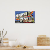 Greetings uit Sioux Herfsten South Dakota,  Poster (Keuken)