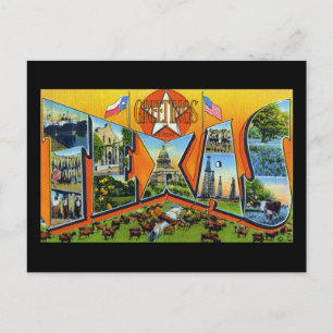 Greetings uit Texas Briefkaart