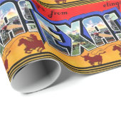 Greetings uit Texas Cadeaupapier (Rol Hoek)