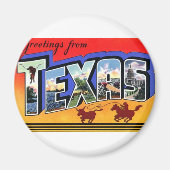 Greetings uit Texas Magneet (Voorkant)