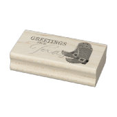 Greetings uit Texas Rubberstempel (Stempel)