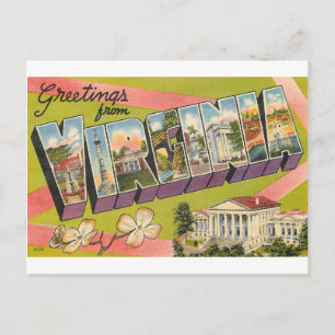 Greetings uit Virginia Briefkaart