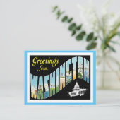 Greetings uit Washington D.C.  Briefkaart (Staand voorkant)