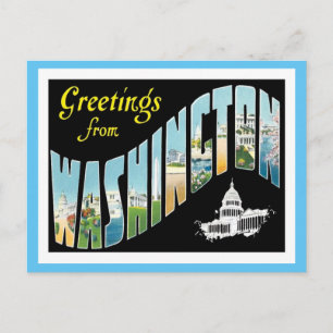 Greetings uit Washington D.C.  Briefkaart