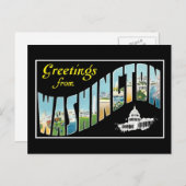 Greetings uit Washington D.C.! postkaart (Voorkant / Achterkant)