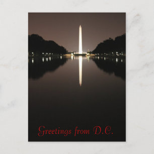 Greetings van D.C. Briefkaart