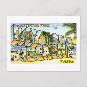 Greetings van Daytona Beach, FL Briefkaart