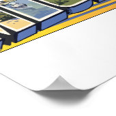 Greetings van Detroit Michigan,  Poster (Hoek)