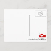 Greetings van Greenland 12 Briefkaart (Achterkant)