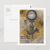 Greetings van het Ministerie van Reis Briefkaart (Voorkant / Achterkant)