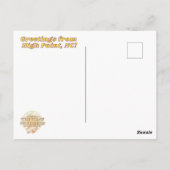 Greetings van High Point, NC! Briefkaart (Achterkant)