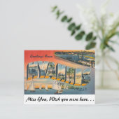 Greetings van Hyannis Briefkaart (Staand voorkant)