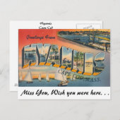 Greetings van Hyannis Briefkaart (Voorkant / Achterkant)