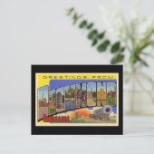 Greetings van Richmond Indiana Briefkaart (Staand voorkant)