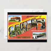Greetings van Santa Fe Briefkaart (Voorkant / Achterkant)