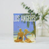 Greetings van Sunny Los Angeles Briefkaart (Staand voorkant)