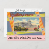 Greetings van U.S. Capitol Briefkaart (Voorkant / Achterkant)