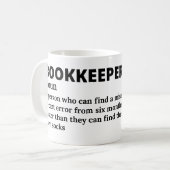 Greffier De Comptabilité Hilaire Signifiant Mug (Devant gauche)