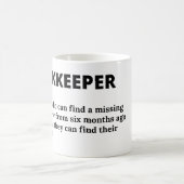 Greffier De Comptabilité Hilaire Signifiant Mug (Centre)