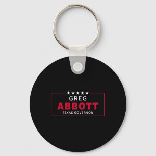 Greg Abbott Verkiezing Texas Gouverneur Republikei Sleutelhanger