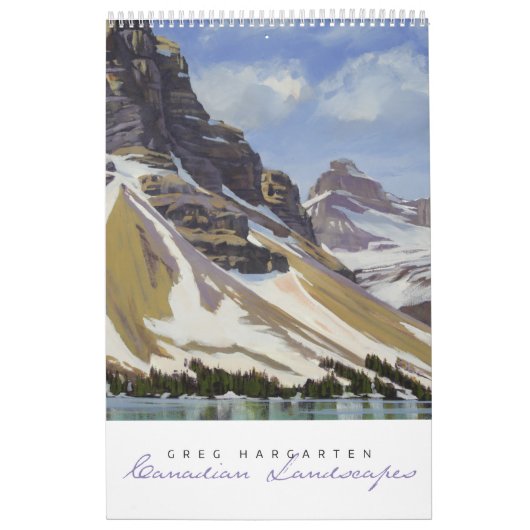 Greg Hargarten Calendrier des paysages canadiens (Protection)