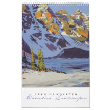 Greg Hargarten Calendrier des paysages canadiens