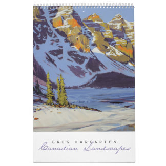 Greg Hargarten Canadian Landscapes Calendar Kalender