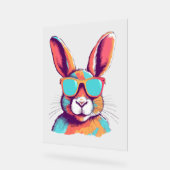 Greg le lapin avec des lunettes (Angle)