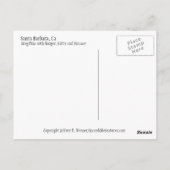 Greg Pike met Booger, Kat en Mousey Briefkaart (Achterkant)