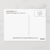 Greg Pike met Booger, Kat en Mousey Briefkaart (Achterkant)