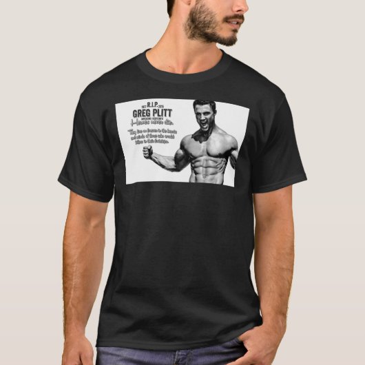 GREG PLITT RIP T-SHIRT (Voorkant)