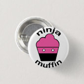 Greg the Ninja Muffin Ronde Button 3,2 Cm (Voorkant /achterkant)