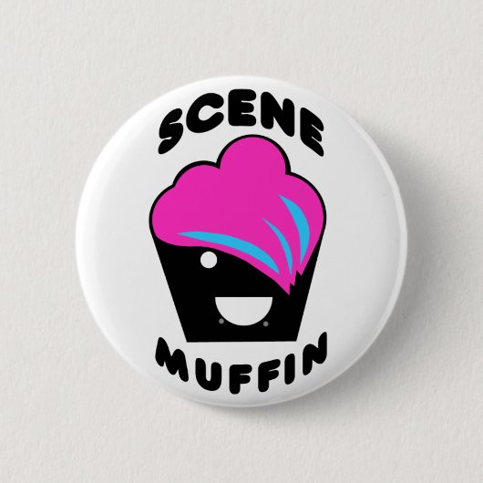Greg the Scene Muffin Ronde Button 5,7 Cm (Voorkant)