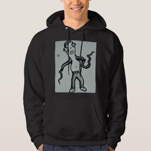 "Gregg the Unshirted" pullover hoodie (Devant)