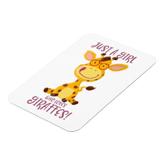 Gregor Giraffe - Gewoon een meisje dat van Giraffe Magneet (Linkerzijde)