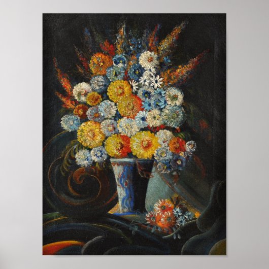  Gregor Perusek Flowers in een Vase Poster (Voorkant)