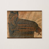 Gregoriaanse monnik in gebed met volle Cassock Legpuzzel (Horizontaal)