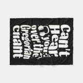 Gregorian Chant Funny Catholic Traditional Latin M Fleece Deken (Voorkant (Horizontaal))