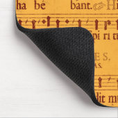 Gregorian chant muziekscore muismat (Hoek)