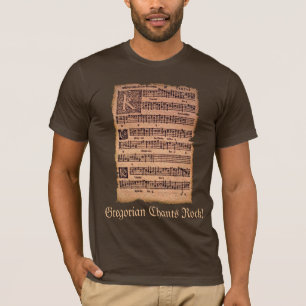 Gregorian Chants Sheet Music History-gelivers Shir T-shirt