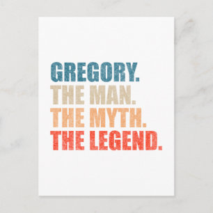 Gregory De Man De Mythe De Legende Briefkaart