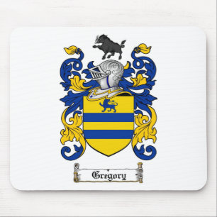 GREGORY FAMILY CREST - GREGORY COAT OF ARMS MUISMAT