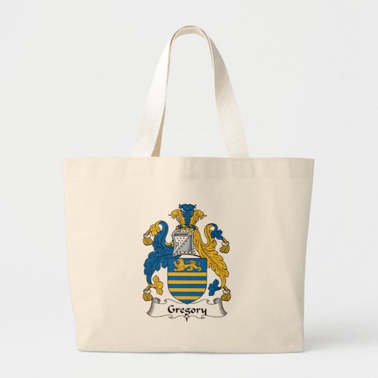 Gregory Family Crest Grote Tote Bag (Voorkant)