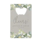 Greige Snowberry+Eucalyptus Mariage d'hiver Mini (Devant)
