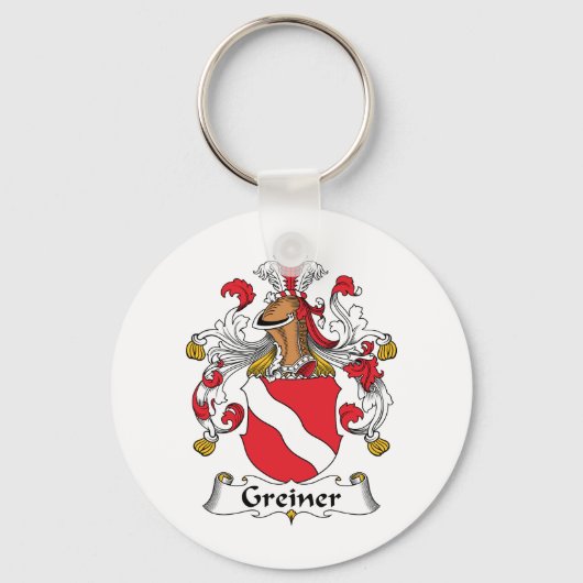Greiner Family Crest Sleutelhanger (Voorkant)