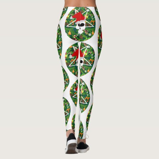 grêle père Noël leggings (Dos)