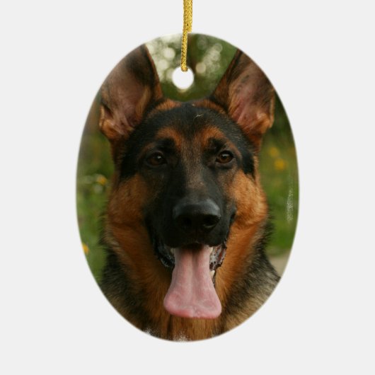 Greman Shepherd Ornament (Voorkant)