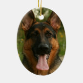 Greman Shepherd Ornament (Achterkant)